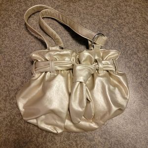 JustFab silver pewter purse